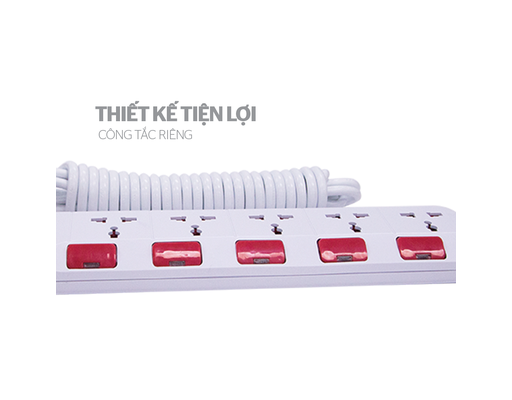 Ổ Cắm Điện SHE-OC1-5RD Sunhouse ảnh 4