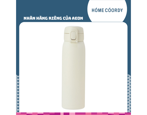 Bình Giữ Nhiệt Mở Nắp 1 Tay 650ml DA25 Màu Ngà HÓME CÓORDY ảnh 1