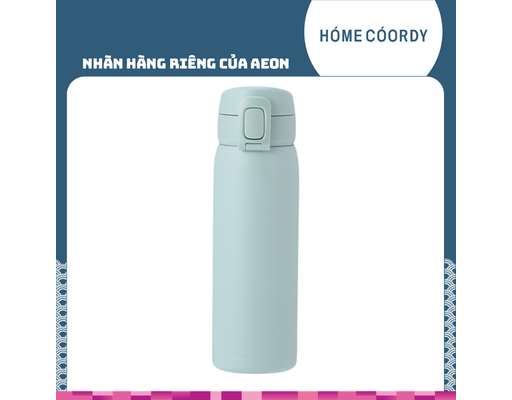 Bình Giữ Nhiệt Mở Nắp 1 Tay 500ml DA25 Màu Xanh Lục Biển HÓME CÓORDY ảnh 1