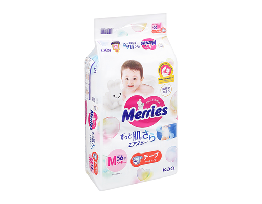 Tã Dán Size M Cho Bé 6 - 11kg 56 Miếng Merries ảnh 2