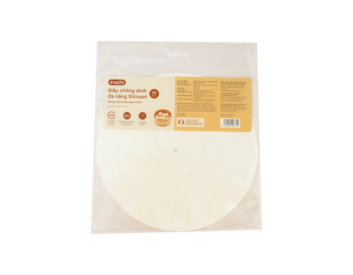 Giấy Chống Dính Đa Năng Shinsen Màu Trắng 20cm 30 Tờ Inochi ảnh 0