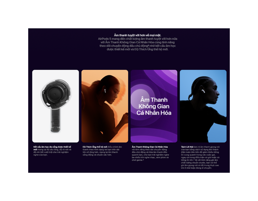 Tai Nghe AirPods 5 Sạc Không Dây MKFT4ZP/A Apple ảnh 10