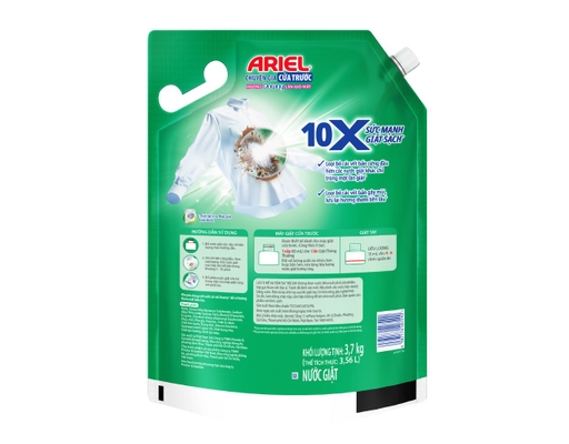 Nước Giặt Cửa Trước 10x Hương Làn Gió Mát 3.7kg Ariel ảnh 1