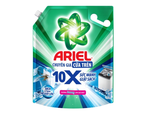 Nước Giặt Cửa Trên 10x Hương Làn Gió Mát 4.05kg Ariel ảnh 0