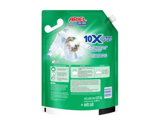 Nước Giặt Cửa Trên 10x Hương Làn Gió Mát 4.05kg Ariel ảnh 1
