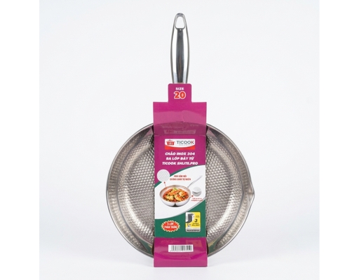 Chảo Inox 304 Ba Lớp Đáy Từ SH Lite Pro 20cm Ticook ảnh 2