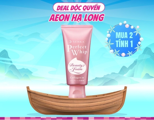 Sữa Rửa Mặt Đàn Hồi Mướt Mịn Collagen Perfect Whip Cleanser 120g SENKA ảnh 0