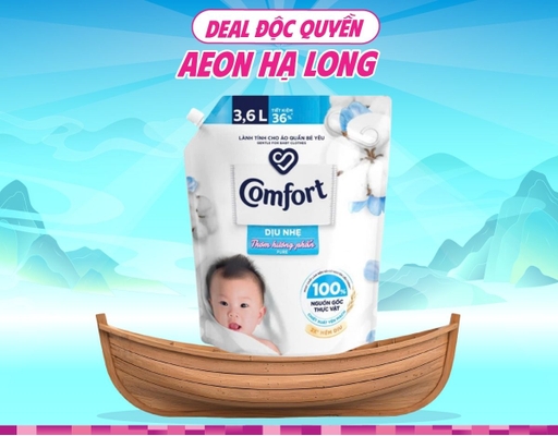 Nước Xả Vải Em Bé Cho Da Nhạy Cảm 3.6L Comfort ảnh 0