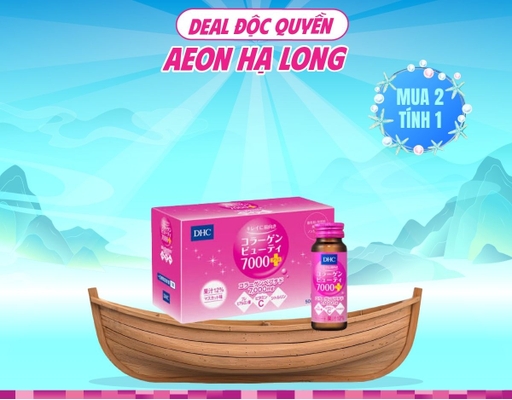 Thực Phẩm Bảo Vệ Sức Khỏe Nước Uống Collagen 7000 Plus - 10 Chai x 50ml DHC ảnh 0