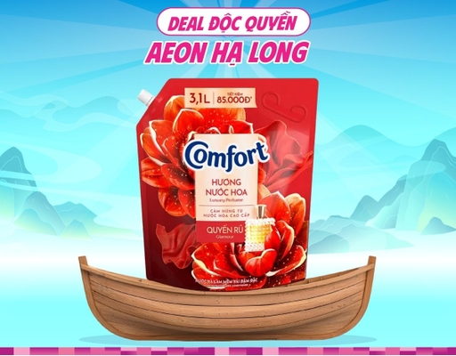 Nước Xả Vải Giữ Màu Hương Nước Hoa Quyến Rũ 3.1L Comfort ảnh 0