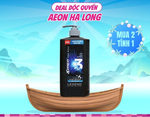 Sữa Tắm Gội Dưỡng For Boss Legend 3In1 630g X-Men ảnh 0