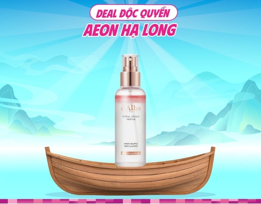 Serum Dạng Xịt Căng Bóng Da 8 Loại Dầu Hoa Đỏ White Truffle Vital Spray 100ml d'Alba ảnh 0