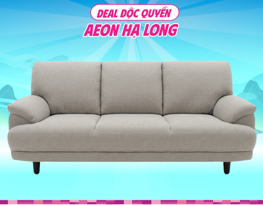 [Đặt Trước] Ghế Sofa Fabric 3 Chỗ Ngồi 200x83x84cm Màu Be HÓME CÓORDY ảnh 1