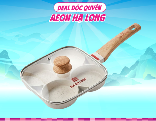 Chảo Breakfast Có Nắp Kính SC_F1919 Super Chef ảnh 0