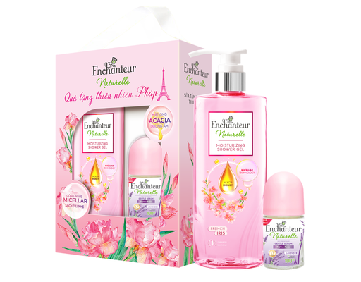 Sữa Tắm Dưỡng Da Thiên Nhiên Naturelle Hương Hoa Iris 510g Enchanteur ảnh 0