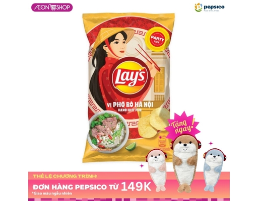 Snack Khoai Tây Vị Phở Bò Hà Nội 88g Lay'S ảnh 0