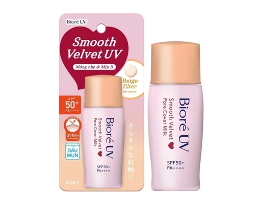 Sữa Chống Nắng Trang Điểm UV Màng Nhung Che Phủ Lỗ Chân Lông SPF50+ PA++++ 30ml Bioré ảnh 0