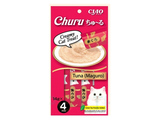 Gói 4 Thanh Súp Thưởng Cho Mèo Trưởng Thành Vị Cá Ngừ 14g CIAO ảnh 0