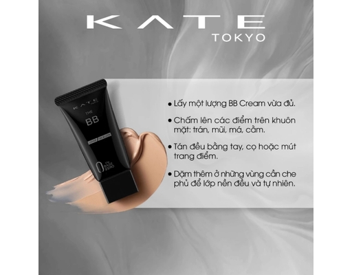 Kem Nền Che Phủ & Kiềm Dầu Màu EX1 Cho Tông Da Sáng The BB Cream Cover & Oil Block 30g KATE ảnh 5