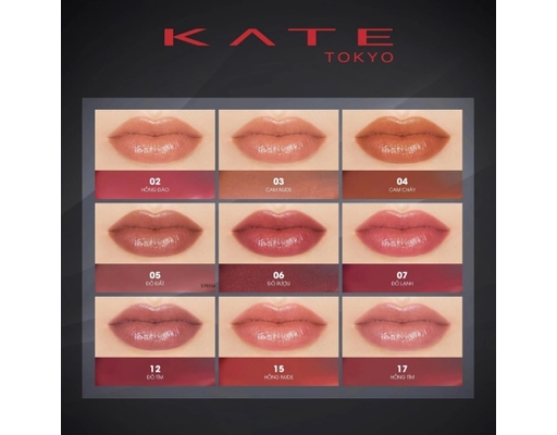 Son Môi Bền Màu Lâu Trôi Lip Monster Màu 17 Hồng Tím 3g KATE ảnh 3