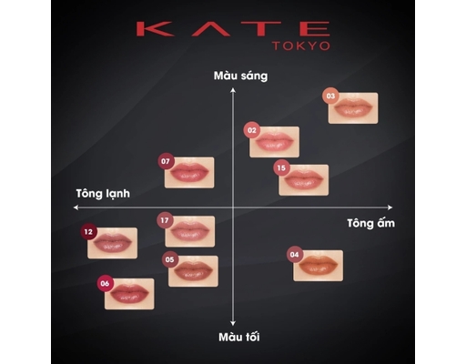 Son Môi Bền Màu Lâu Trôi Lip Monster Màu 17 Hồng Tím 3g KATE ảnh 4