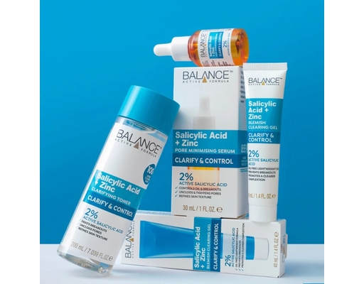 Toner Dưỡng Da Làm Sạch & Kiểm Soát Dầu Salicylic Acid + Zinc 200ml BALANCE ACTIVE FORMULA ảnh 3