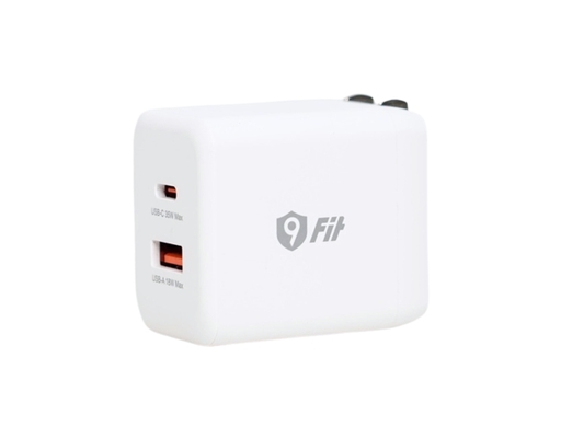 Sạc GaN 35W PD Fast Charger 1A1C 9FAC001W Màu Trắng 9Fit ảnh 1
