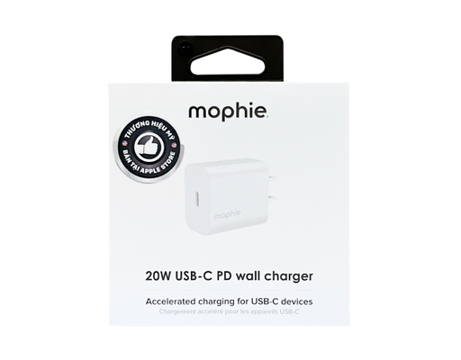 Sạc Nhanh PD 20W USB-C Màu Trắng - 409911348 Mophie ảnh 3