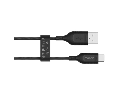 Cáp USB-A To USB-C Essentials 1m Màu Đen - 409912240 Mophie ảnh 3