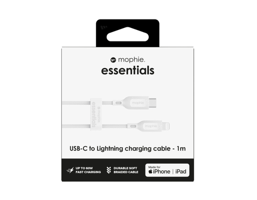 Cáp USB-C To Lightning Essentials 1m Màu Trắng - 409912194 Mophie ảnh 4