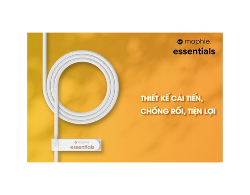 Cáp USB-C To Lightning Essentials 1m Màu Trắng - 409912194 Mophie ảnh 8
