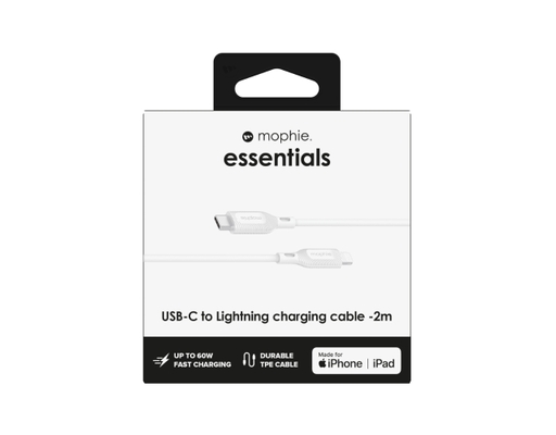 Cáp USB-C To Lightning Essentials 2m Màu Trắng - 409912195 Mophie ảnh 4