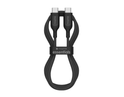 Cáp USB-C To USB-C (60W) Essentials 1m Màu Đen - 409912236 Mophie ảnh 0