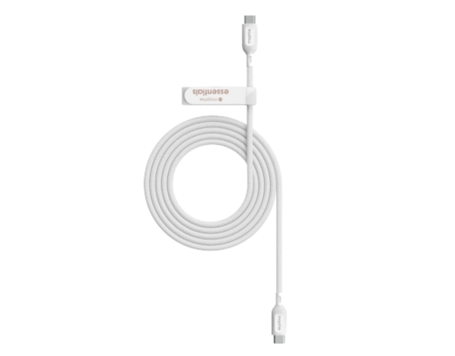 Cáp USB-C To USB-C (60W) Essentials 2m Màu Trắng - 409912187 Mophie ảnh 1