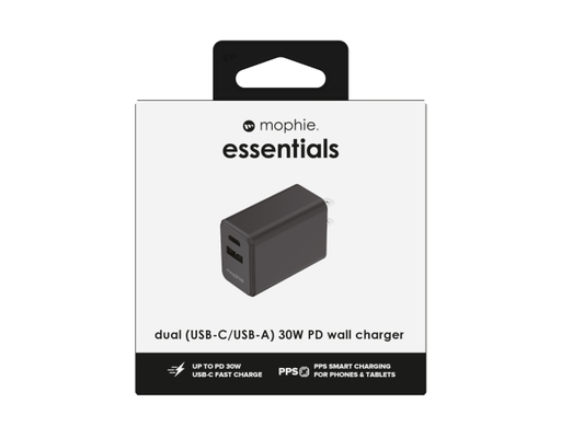 Sạc Essentials PD 30W 1A1C Màu Đen - 409912219 Mophie ảnh 4