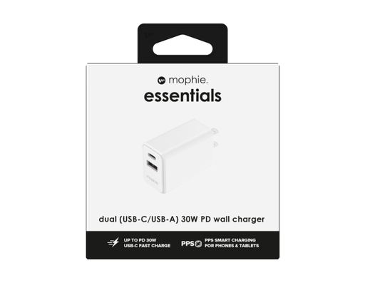 Sạc Essentials PD 30W 1A1C Màu Trắng - 409912223 Mophie ảnh 4