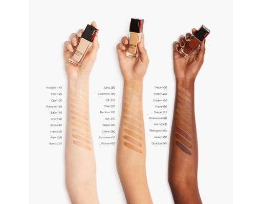 Kem Nền Dạng Lỏng Che Phủ Nếp Nhăn Synchro Skin Radiant Lifting Foundation Màu 250 Sand 30ml SHISEIDO ảnh 4