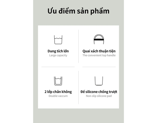 Bình Giữ Nhiệt Metro Café LHC4416KKI 710ml Màu Xanh LocknLock ảnh 10