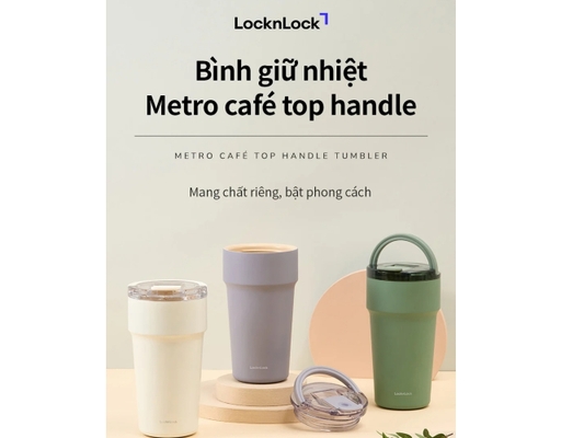 Bình Giữ Nhiệt Metro Café LHC4416KKI 710ml Màu Xanh LocknLock ảnh 1