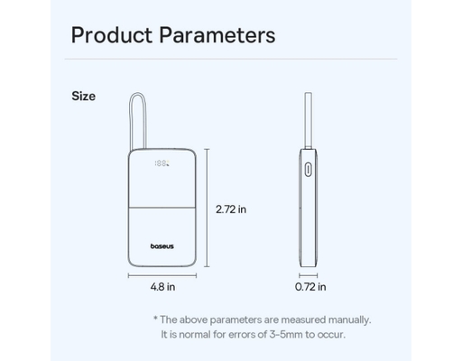 Sạc Dự Phòng Bipow 2 Pro 10.000mAh 22.5W Màu Đen Baseus ảnh 14