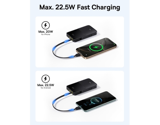 Sạc Dự Phòng Bipow 2 Pro 10.000mAh 22.5W Màu Đen Baseus ảnh 12