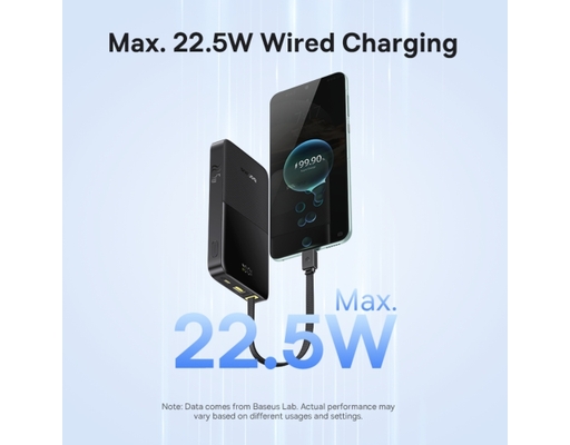 Sạc Dự Phòng Bipow 2 Pro 10.000mAh 22.5W Màu Đen Baseus ảnh 7