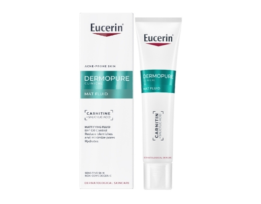 Kem Dưỡng Ẩm Hỗ Trợ Kiểm Soát Nhờn Dermopure Clinical Mat Fluid 40ml Eucerin ảnh 0