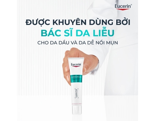 Kem Dưỡng Ẩm Hỗ Trợ Kiểm Soát Nhờn Dermopure Clinical Mat Fluid 40ml Eucerin ảnh 9