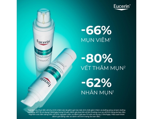 Tinh Chất Giảm Mụn & Thâm, Giảm Mụn Mới Dermopure Clinical Triple Action 40ml Eucerin ảnh 5