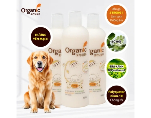 Sữa Tắm Yến Mạch Dành Cho Chó 500ml ORGANIC ảnh 1