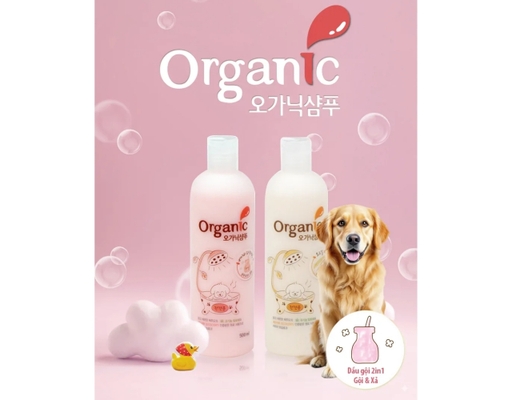 Sữa Tắm Phấn Rôm Dành Cho Chó 500ml ORGANIC ảnh 2