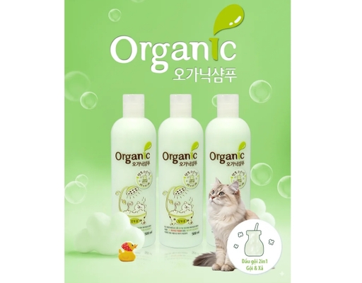 Sữa Tắm Dành Cho Mèo 500ml ORGANIC ảnh 1