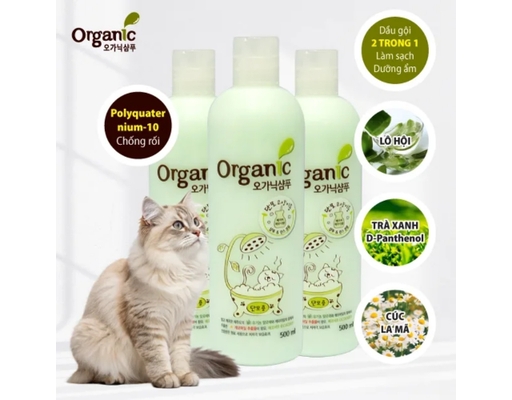 Sữa Tắm Dành Cho Mèo 500ml ORGANIC ảnh 2