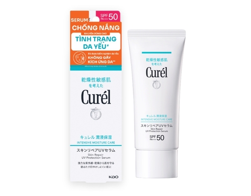 Serum Chống Nắng Vật Lý Phổ Rộng Cho Da Nhạy Cảm Skin Repair UV Protection SPF50 PA+++ 60g Curél ảnh 0